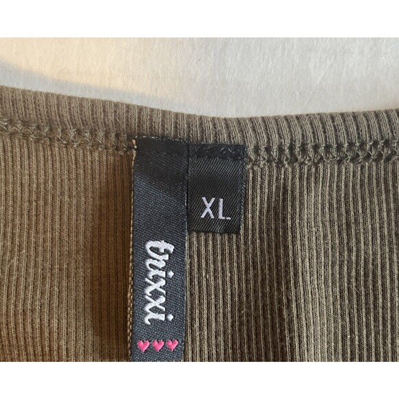 NWT Kohl’s Trixxi Juniors Women Olive Green Tank Top Size XL Summer Spring Look - Picture 4 of 7